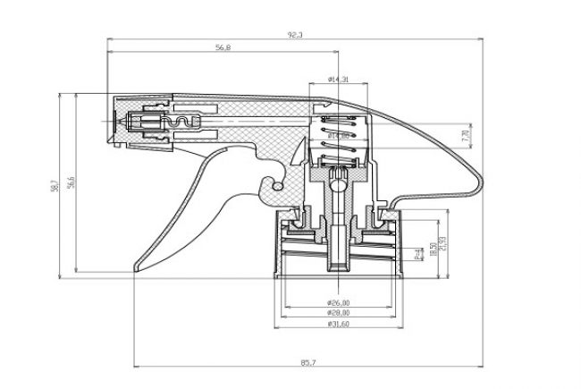 SM-TS-61F Foam Trigger Sprayer - Product Details