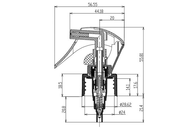SM-MT-33 Mini Trigger Sprayer - Product Details