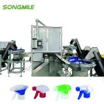 All Plastic Trigger Sprayer Top and Bottom Cover Assembly Machine