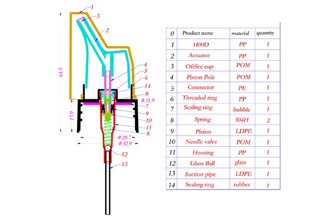 SM-NS-07B Nasal Sprayer - Product Details