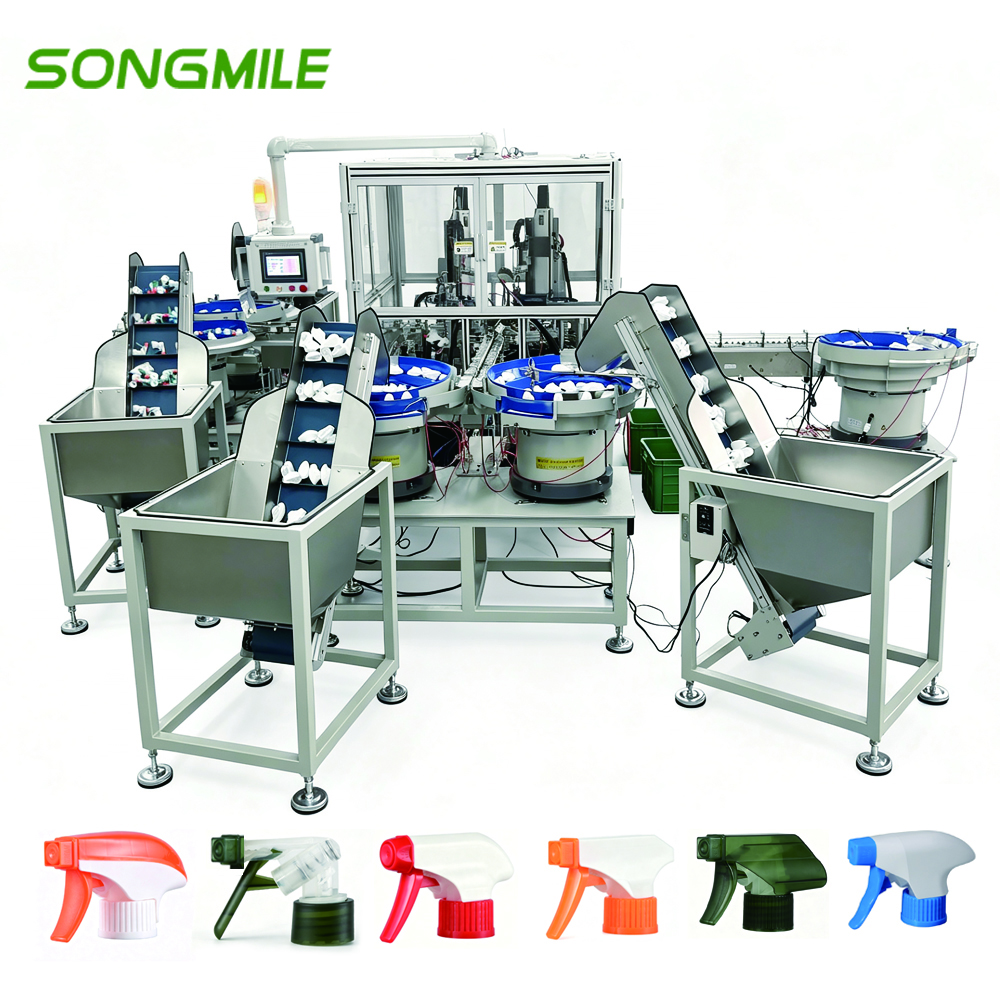 Premium Trigger Sprayer Cover & Dip Tube Assembly Machine